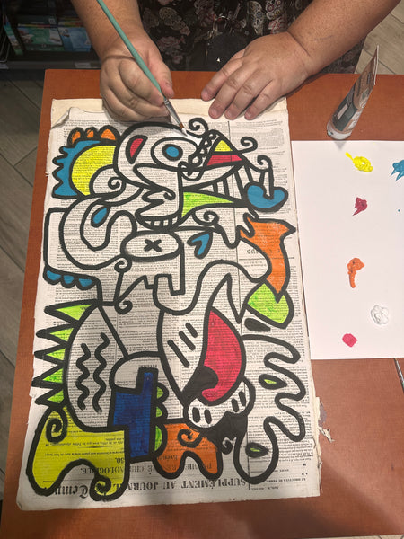 Les ateliers chez CHARLEMAGNE beaux-arts ✨
