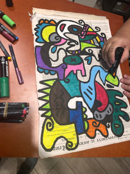 Les ateliers chez CHARLEMAGNE beaux-arts ✨