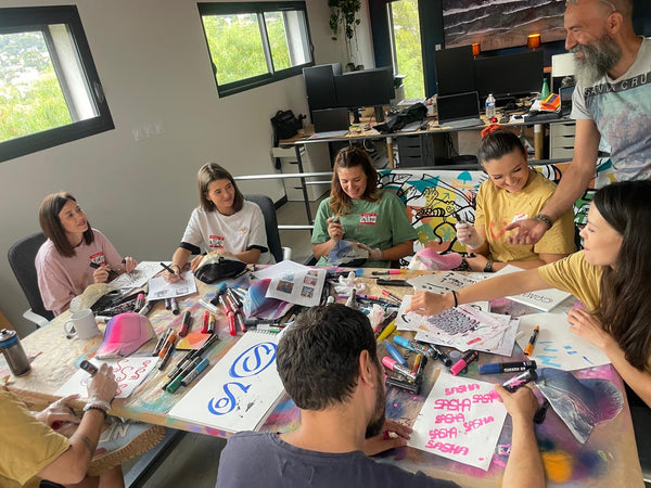 Un TEAM BUILDING graffiti 🖼️