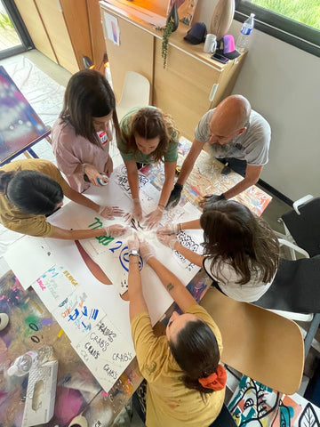 Un TEAM BUILDING graffiti 🖼️