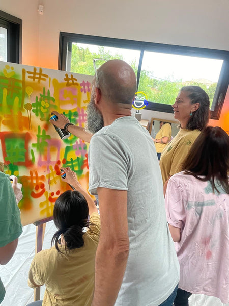 Un TEAM BUILDING graffiti 🖼️