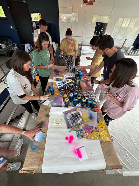 Un TEAM BUILDING graffiti 🖼️