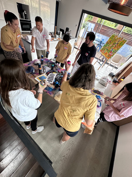 Un TEAM BUILDING graffiti 🖼️