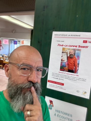 DANS LES PAS DE BANKSY : BIBLI EN FOLIE ✨