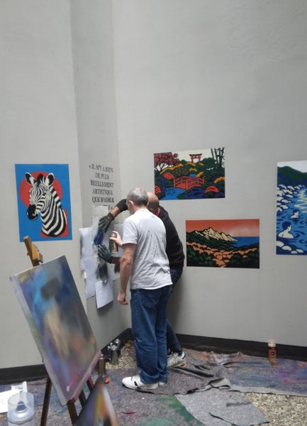 FRESQUE AU CREDIT AGRICOLE 🖼️