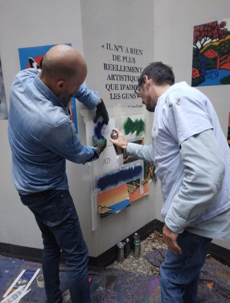 FRESQUE AU CREDIT AGRICOLE 🖼️